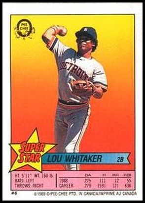 6 Lou Whitaker